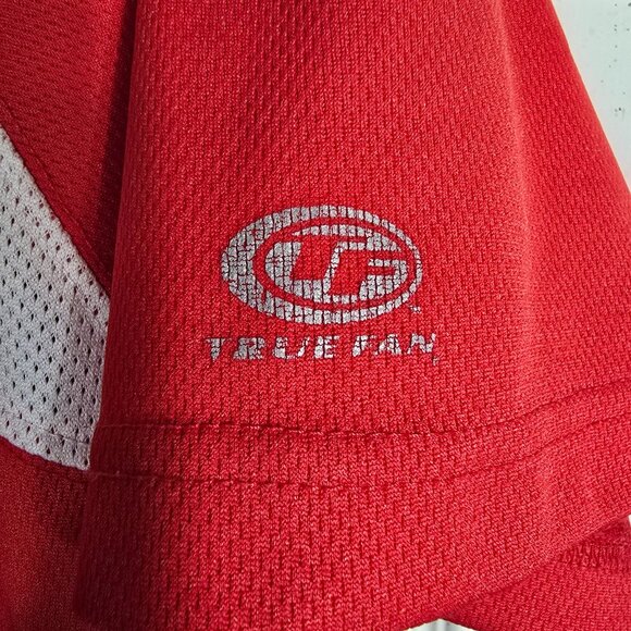 Washington Nationals‎ Embroidered Logo Polo Shirt Large Men's Short Sleeve Red - Picture 5 of 6